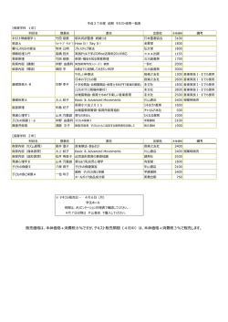 販売価格は、本体価格＋消費税8％ですが、テキスト販売期間（4月中）は