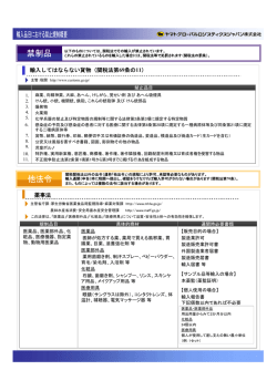 薬事法 輸入してはならない貨物（関税法第69条の11）