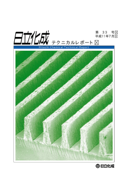 テクニカルレポート33号 (1999年7月) (PDF形式