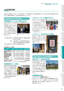 社会貢献活動 - 三井住友海上