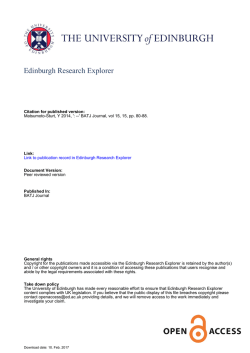 as Adobe PDF - Edinburgh Research Explorer