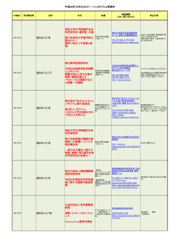 東京大学大学院農学生命 科学研究科・農学部 共催 第47回