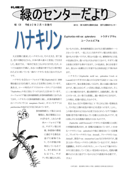 2月号 - 札幌市公園緑化協会