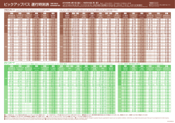 軽井沢プリンス・ショッピングプラザ_ピックアップバス運行時刻表