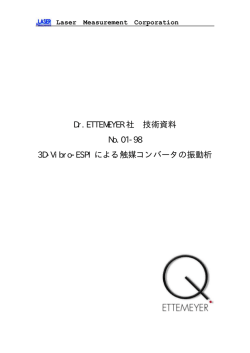 Dr.ETTEMEYER 社 技術資料 No.01-98 3D-Vibro