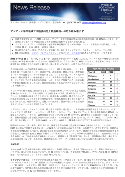 アジア・太平洋地域では経済的男女格差解消への取り組み進まず