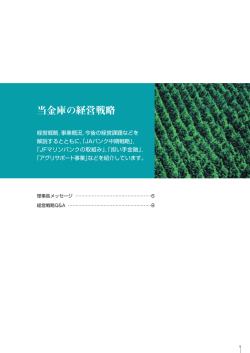 当金庫の経営戦略