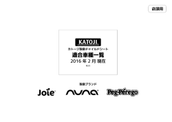 適合車種リスト（外車）