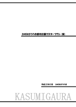 都市計画マスタープラン（案）［PDF］