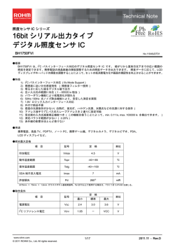 BH1750FVI : センサIC