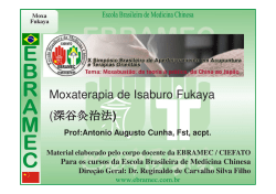 Moxaterapia de Isaburo Fukaya (深谷灸治法)