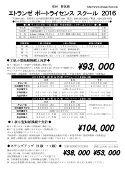 2016年度小型船舶免許案内資料（PDF）