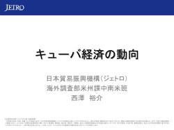 発表資料（ジェトロ） - 国際連合工業開発機関（UNIDO）