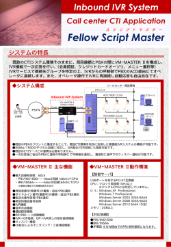 Fellow Script Master Inbound IVR System