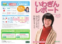 いわぎんレポート2013 （情報編）