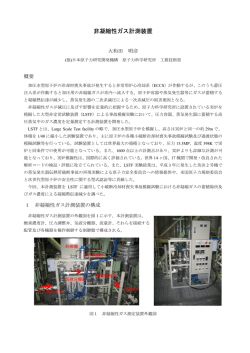 非凝縮性ガス計測装置