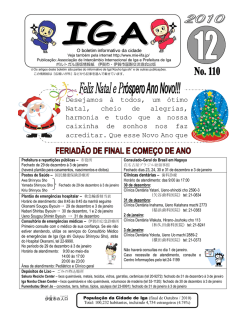 Desejamos &agrave; todos, um &oacute;timo Natal, cheio de alegrias, harmonia e