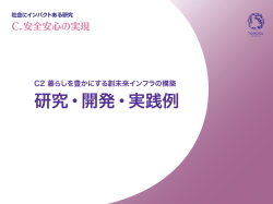 研究・開発・実践例 (2016年9月30日更新版)