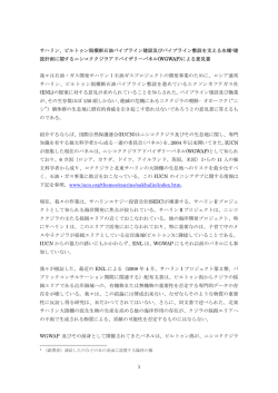 続き．．． - 国際環境NGO FoE Japan