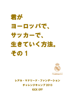 2013夏 チラシ案