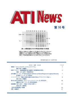第 16 号 - ATI -公益財団法人 新世代研究所