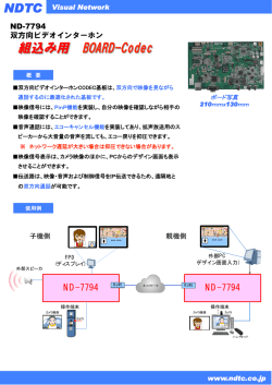 組込み用 BOARD-Codec