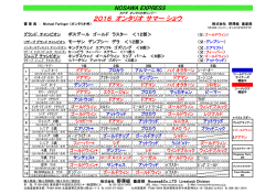 2016 オンタリオ サマー ショウ 結果＆出陳頭数