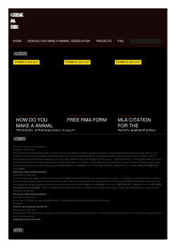 How do you make a animal tesselation