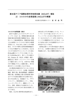 （AICLST）報告 2）コルカタの皮革産業とAICLSTの概要