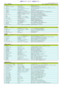 豊通マシナリーフェア 出展会社リスト