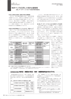 特許マップを活用した特許出願戦略