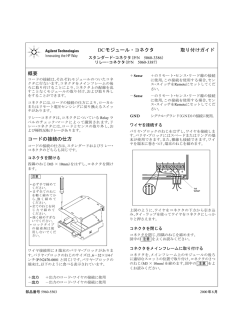 概要 コードの接続の仕方 取り付けガイド DCモジュール