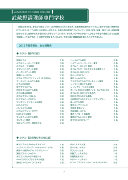 武蔵野調理師専門学校