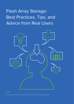 IT Central Station: フラッシュアレイストレージ: ベストプラクティス、ヒント