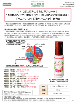 洗い流さない髪用美容液 - 山田養蜂場について。
