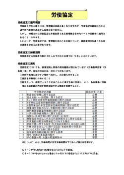 労使協定