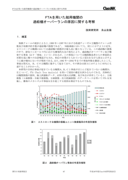 FTAを用いた舶用機関の 過給機オーバーランの原因に関する