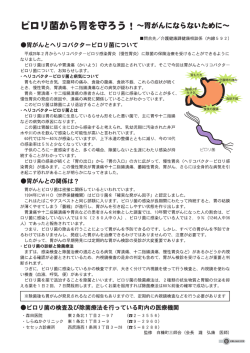 08 ピロリ菌から胃を守ろう！