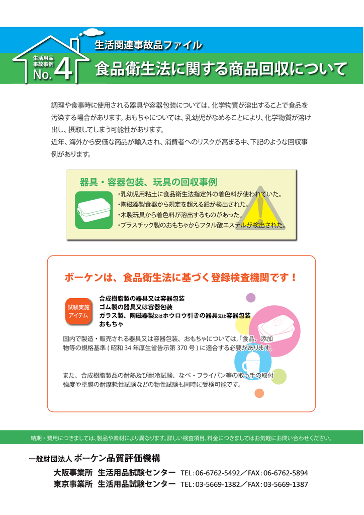 No 4 食品衛生法に関する商品回収について