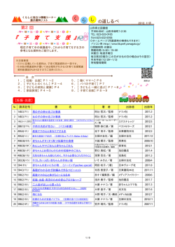 第2回テーマ 【子育て支援】（平成24年11月22日