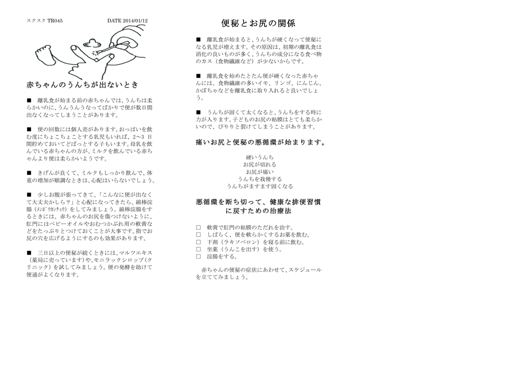 便秘とお尻の関係