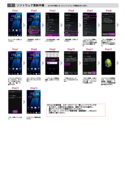 ソフトウェア更新手順
