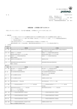組織改編・人事異動に関するお知らせ
