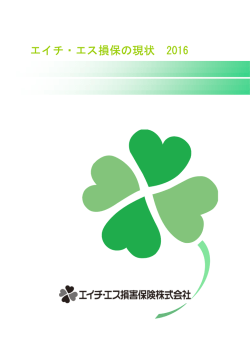 エイチ・エス損保の現状 2016 - 海外旅行保険のエイチ・エス損保