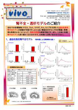 腎不全・透析モデルのご紹介 - (株)日本バイオリサーチセンター