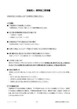 漆喰美人 標準施工要領書