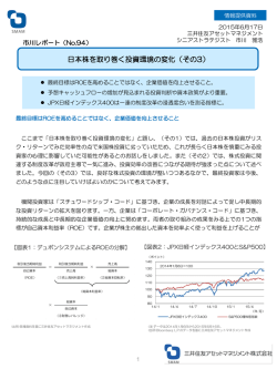 【No.94】日本株を取り巻く投資環境の変化（その3）