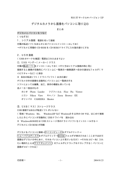 橡 デジカメ画像を取り込むまとめHP - Hi-HO