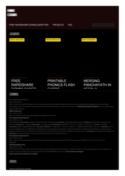 Free rapidshare downloader frd