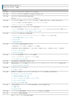 フランク ･ステラ 年譜